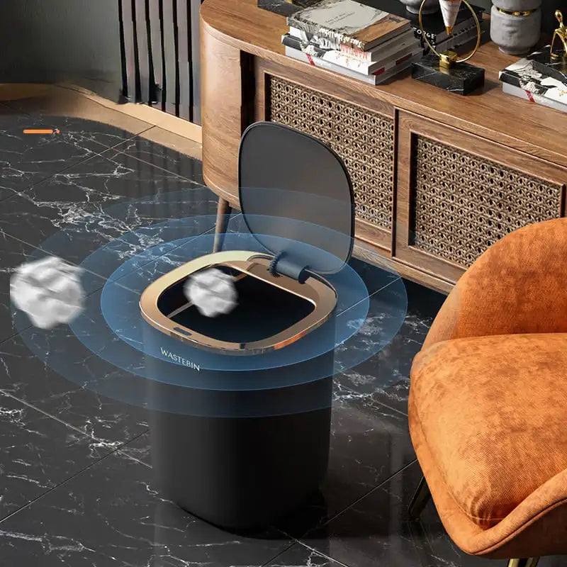 Lixeira Luxo Automática para Banheiro e Cozinha