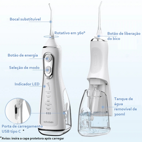 Irrigador Dental para limpeza oral | OrthoClean®