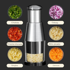 Triturador de Alho Inox - CrushMaster® - triturador multifuncional